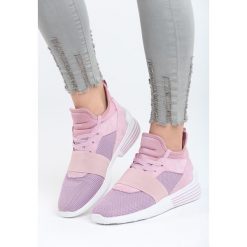 Różowe Buty Sportowe Meteor Blade. Brązowe buty sportowe damskie marki Born2be, z materiału, na obcasie. Za 99,99 zł.
