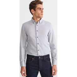 Koszula regular fit - Niebieski. Niebieskie koszule męskie na spinki Reserved, l. Za 119,99 zł.