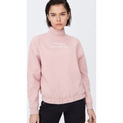 Bluza z golfem - Różowy. Różowe bluzy damskie Sinsay, s. Za 39,99 zł.