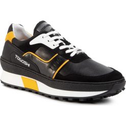 Sneakersy TOGOSHI - TG-12-04-000175 636. Czarne sneakersy męskie Togoshi, bez wzorów, ze skóry, klasyczne, bez zapięcia. W wyprzedaży za 309,00 zł.