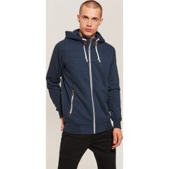 Bluza z kapturem - Granatowy. Niebieskie bluzy męskie House, s, bez wzorów, z kapturem, bez rękawów, z kapturem. Za 139,99 zł.
