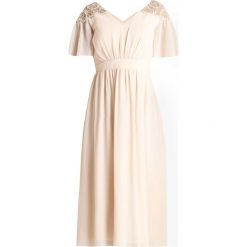 Little Mistress Sukienka koktajlowa beige. Brązowe sukienki koktajlowe marki Little Mistress, z materiału. Za 479,00 zł.