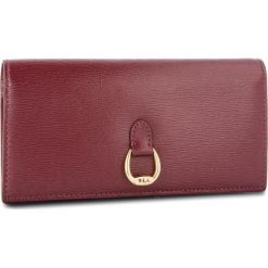 Portfele damskie: Duży Portfel Damski LAUREN RALPH LAUREN - Bennington 432688519007 Merlot