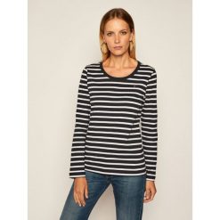 Bluzka TOMMY HILFIGER Candice WW0WW28285. Niebieskie bluzki damskie TOMMY HILFIGER, l, bez wzorów, bez kołnierzyka, bez rękawów. Za 269,00 zł.