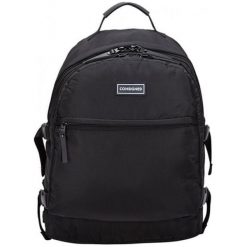 CONSIGNED plecak unisex czarny. Czarne plecaki damskie Consigned, bez wzorów. Za 215,00 zł.
