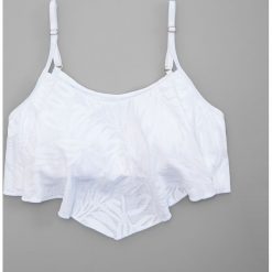 Stroje dwuczęściowe damskie: Góra od bikini – Kremowy