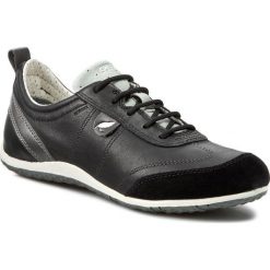 Półbuty GEOX - D Vega A D3209A 04322 C9999 Czarny. Czarne półbuty damskie Geox, bez wzorów, ze skóry, bez obcasa, na płaskiej podeszwie, bez zapięcia. W wyprzedaży za 249,00 zł.