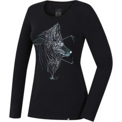Hannah Koszulka Z Długim Rękawem Elisia Anthracite 40. Czarne t-shirty damskie Hannah, bez wzorów, bez kołnierzyka, z długim rękawem, długie, bez kaptura. W wyprzedaży za 79,00 zł.