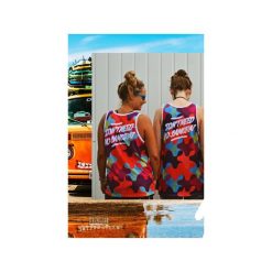 CAMO MESH TANK TOP. Zielone bluzki damskie Don't need no samurai, xl, bez wzorów, z meshu, bez kołnierzyka, bez rękawów. Za 159,00 zł.