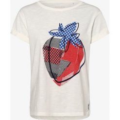 Esprit Casual - T-shirt damski, beżowy. Brązowe t-shirty damskie Esprit Casual, xl, z nadrukiem, casualowe, bez kołnierzyka. Za 89,95 zł.