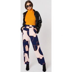Spodnie z wysokim stanem: Storm&Marie Spodnie Carola – Multicolor