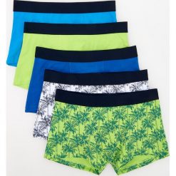5 pack bokserek - Zielony. Zielone bokserki męskie marki Hummel, z bawełny. Za 69,99 zł.