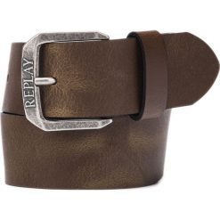 Replay Pasek Brązowy. Pomarańczowe paski męskie Replay, w paski, ze skóry, vintage. Za 206,95 zł.