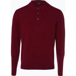 Andrew James - Sweter męski z czystego kaszmiru, lila. Brązowe swetry męskie marki Andrew James, xl, bez wzorów, z kaszmiru, eleganckie, bez kołnierzyka, bez kaptura. Za 599,95 zł.
