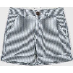 Blukids - Szorty dziecięce 98-134 cm. Niebieskie spodenki chłopięce Blukids, bez wzorów, z bawełny, casualowe. W wyprzedaży za 49,90 zł.
