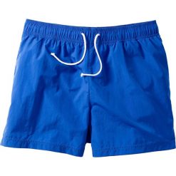 Szorty plażowe bonprix lazurowy niebieski. Niebieskie spodenki i szorty męskie bonprix, s, w paski. Za 37,99 zł.