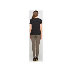 ELEGANCKA BLUZKA Z KRÓTKIM RĘKAWEM, BLU133. Niebieskie bluzki damskie Lanti, s, bez wzorów, eleganckie, bez kołnierzyka, z krótkim rękawem. Za 119,00 zł.