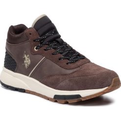 Sneakersy U.S. POLO ASSN. - Henon Suede AXEL4117W9/SY1 Brw. Pomarańczowe sneakersy męskie U.S. Polo Assn., bez zapięcia. Za 459,00 zł.