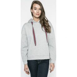 Vero Moda - Bluza Anslie. Szare bluzy z kapturem damskie Vero Moda, l, z bawełny. W wyprzedaży za 59,90 zł.