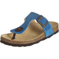 Buty dziecięce: Skórzane japonki w kolorze niebieskim