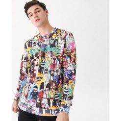 Bluza z nadrukiem Rick and Morty - Wielobarwny. Bluzy męskie House, s, z nadrukiem, bez kołnierzyka, bez rękawów, bez kaptura. Za 99,99 zł.