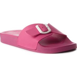 Klapki DR. BRINKMANN - 701197 Pink 43. Różowe klapki damskie Dr. Brinkmann, bez wzorów, ze skóry ekologicznej, bez obcasa. W wyprzedaży za 99,00 zł.