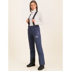 Spodnie narciarskie EA7 Emporio Armani 6GTP04 TNQ7Z 1554. Niebieskie spodnie damskie EA7 Emporio Armani, xl, z elastanu. W wyprzedaży za 699,00 zł.