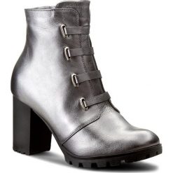 Buty zimowe damskie: Botki OLEKSY – 2037/A68/000/000/000 Srebro