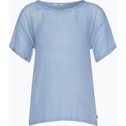 Please - Koszulka damska z jedwabiem, niebieski. Niebieskie koszulki damskie Please, na co dzień, xs, bez wzorów, z szyfonu, eleganckie, bez kołnierzyka, bez rękawów. Za 119,95 zł.