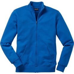 Bluza rozpinana bonprix lazurowy. Niebieskie bejsbolówki męskie bonprix, l, z dresówki. Za 79,99 zł.