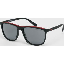 Emporio Armani - Okulary. Czarne okulary przeciwsłoneczne męskie marki Emporio Armani. Za 499,90 zł.