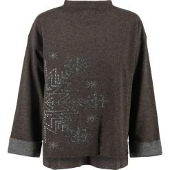 Sweter BOGNER REBECA. Brązowe swetry damskie Bogner, na jesień, bez wzorów, z kaszmiru, wizytowe, bez rękawów, bez kaptura. W wyprzedaży za 1110,00 zł.