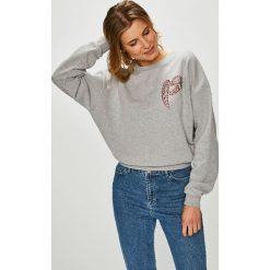Pinko - Bluza. Szare bluzy damskie marki Pinko, s, z aplikacjami, z bawełny, bez rękawów, bez kaptura. Za 869,90 zł.