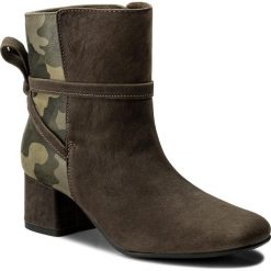 Botki SERGIO BARDI - Ameno FW127277917AF 462. Zielone botki damskie skórzane marki Sergio Bardi. W wyprzedaży za 239,00 zł.