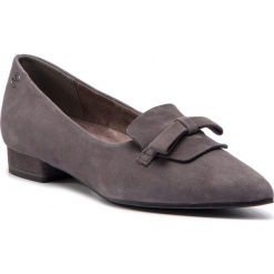 Półbuty TAMARIS - 1-24200-21 Graphite 206. Szare półbuty damskie skórzane Tamaris, na obcasie. Za 229,90 zł.