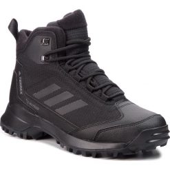 Buty adidas - Terrex Heron Mid Cw Cp AC7841 Cblack/Cblack/Grefou. Czarne buty sportowe męskie Adidas, ze skóry ekologicznej, bez zapięcia, outdoorowe, adidas terrex, climaproof (adidas). W wyprzedaży za 399,00 zł.