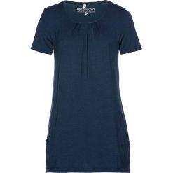 Długi shirt bonprix ciemnoniebieski. Niebieskie koszulki damskie marki bonprix, z długim rękawem. Za 59,99 zł.