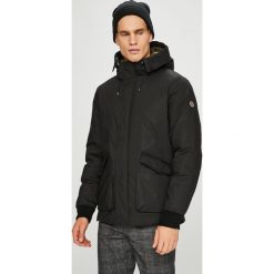 Scotch & Soda - Kurtka. Czarne płaszcze męskie Scotch & Soda, s, bez wzorów, z bawełny, krótkie, z kapturem. W wyprzedaży za 799,90 zł.