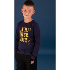 TXM t-shirt długi rękaw chłopięcy 128 GRANATOWY. Niebieskie t-shirty chłopięce TXM, bez wzorów, z długim rękawem. Za 12,99 zł.
