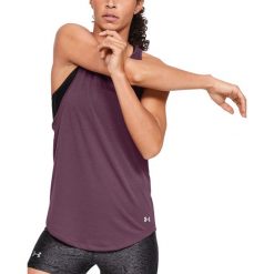 Under Armour Whisperlight Podkoszulek Fioletowy. Fioletowe podkoszulki damskie Under Armour, l, bez wzorów, z poliesteru, bez rękawów. Za 137,95 zł.