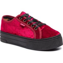 Sneakersy LEVI'S - 230704-835-83 Bordeaux. Czerwone półbuty damskie Levi's®, z tworzywa sztucznego. Za 229,00 zł.