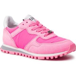 Sneakersy LIU JO - Alexa BXX049 PX003 Fuxia Fluo S16F1. Różowe półbuty damskie Liu Jo, ze skóry. W wyprzedaży za 279,00 zł.