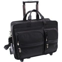 Torba MCKLEIN Clinton 17 cali Czarny. Czarne plecaki męskie Mcklein, w paski. Za 837,99 zł.