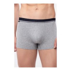 Bokserki Pima Cotton Pasek MH-1061 Szary Melanż. Szare paski męskie Atlantic, w paski. Za 45,90 zł.