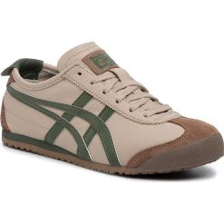 Sneakersy ONITSUKA TIGER - Mexico 66 DL408 Beige/Grass Green 1785. Brązowe półbuty damskie Onitsuka Tiger, ze skóry. Za 379,00 zł.