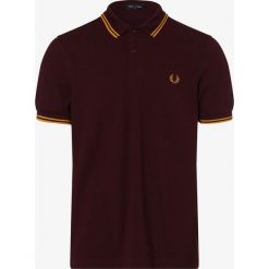 Fred Perry - Męska koszulka polo, brązowy. Pomarańczowe koszulki męskie Fred Perry, m, z haftami, z bawełny, klasyczne, polo, bez rękawów. Za 369,95 zł.