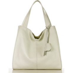 Sofia - marco mazzini torebka skórzana xxl shopper biała. Białe torby damskie na zakupy MAZZINI, bez wzorów, ze skóry, eleganckie, duże, bez dodatków. W wyprzedaży za 329,00 zł.