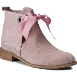 Buty zimowe damskie: Botki LOFT37 - Sweet Boots AN6 Różowy