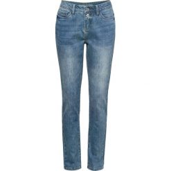 Dżinsy BOYFRIEND bonprix niebieski "stone”. Niebieskie jeansy damskie bonprix. Za 119,99 zł.