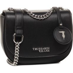 Torebka TRUSSARDI JEANS - Sveva Shoulder Sm 75B00900 K299. Czarne torebki klasyczne damskie Trussardi Jeans, bez wzorów, z jeansu, wizytowe, bez dodatków. W wyprzedaży za 359,00 zł.